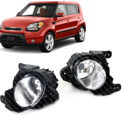 1 Pair For KIA Soul 2010 Front Bumper Running Lamp Fog Lamp Fog Light LH & RH Foto 1 de 4