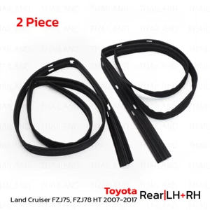 For Toyota Land Cruiser FZJ78 2007 - '17 Rear L+R Glass Run Channel 1/4 Window - Picture 1 of 9