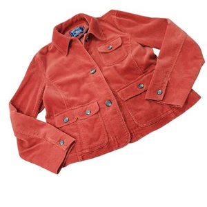 Chaqueta Blazer American Living Pana Bolsillos Botón Frontal Óxido Naranja Talla XL - Imagen 1 de 9