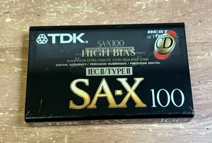 TDK SA-X 100 IEC II/Type II High Position Bias Cassette Tape - Neu & Versiegelt - Bild 1 von 5