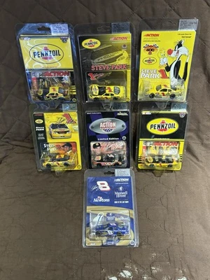 LOT OF 7 STEVE PARK  1:64 ACTION RACE CARS  PENNZOIL LOONEY TUNES SHIPS FREE - Image 1 of 4