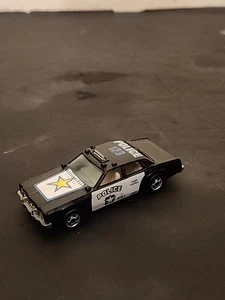Vintage 1977 Hot Wheels Police #123 Yellow Star Black Diecast Malaysia 1/64 - Picture 1 of 6