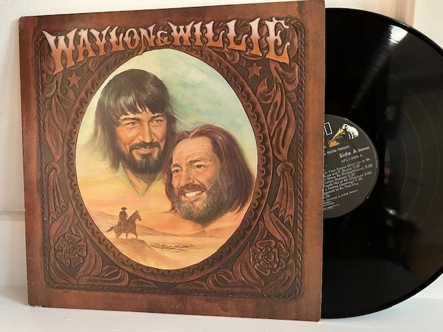 Waylon Jennings & Willie Nelson-Vinyl LP- Waylon and Willie - Image 1 of 1