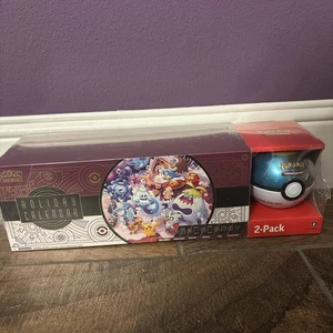 Pokemon TCG 2025 Calendario dell'Avvento Vacanze Pokeball Confezione da 2 Costco Bundle - Foto 1 di 10