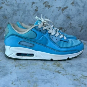 Nike Air Max 90 Ocean Bliss Herren Größe 8 Schuhe blau weiß sportlich niedrig Turnschuhe - Bild 1 von 14