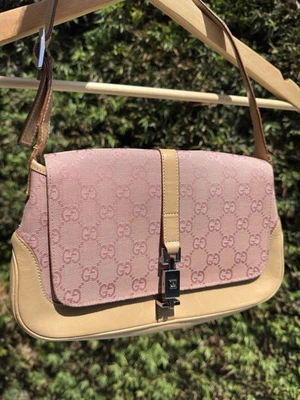 Bolso de hombro Jackie vintage con monograma de Gucci Foto 1 de 4