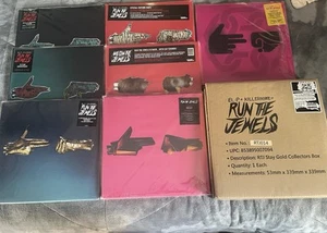 RUN THE JEWELS 8 LP LOT MEOW 1-4 INSTRUMENTALS RSD GOLD COLORED VINYL SEALED - Picture 1 of 17