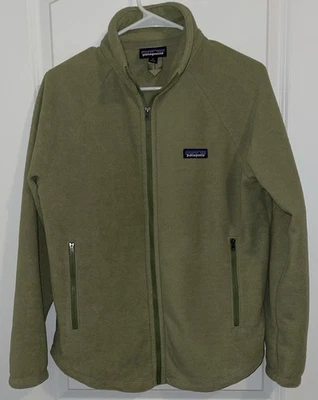 Patagonia Women's Size XS Classic Microdini Full Zip Fleece Green #23165 Jacket - Image 1 of 4