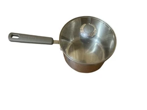 Farberware 3 Quart Sauce Pan With Glass Lid Stainless Steel Q16C - Picture 1 of 3