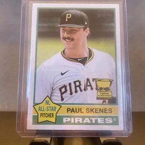 Paul Skenes 2025 Topps Heritage Rookie Cup Pittsburgh Pirates - Picture 1 of 2