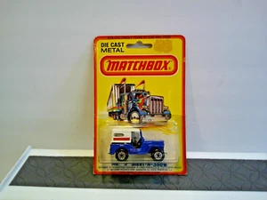Matchbox Superfast 5 Sleet N Snow - US Mail Jeep Vintage 1980 Lesney England - Bild 1 von 6