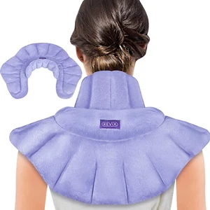 Microwave Heating Pad for Neck Shoulders and Back Pain Relief with Moist Heat, W - Picture 1 of 12