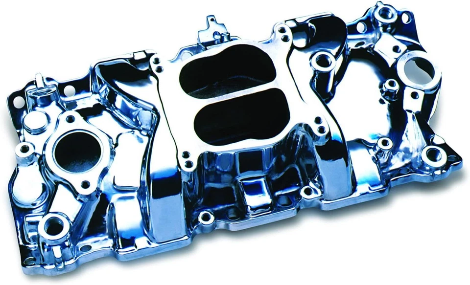 Professional Products For Sbc Cyclone Aluminum Intake Manifold Polished 52000 - Image 1 of 1