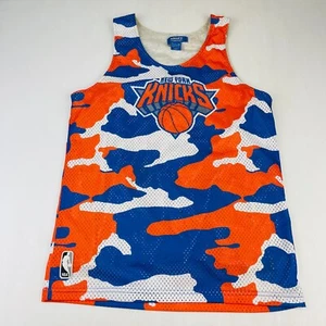 Adidas New York Knicks Basketball NBA Jersey Camo Mens S - Picture 1 of 8