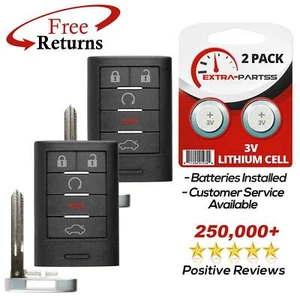 2 For 2008 2009 2010 2011 Cadillac STS Smart Remote Fob Car Key M3N5WY7777A - Picture 1 of 7