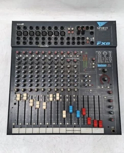 Soundcraft Vintage 8-Channel 4-Bus Mixing Board Spirit FX8 - Picture 1 of 5