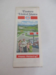 Vintage 1970-1971 Esso Eastern United States Gas Station Travel Road Map~EZ - Picture 1 of 12