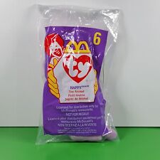 1998 McDonald's Happy Meal BEANIE BABIES Collectible Toy: HAPPY #6 - new -
