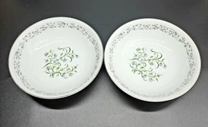 Juego de 2 cuencos para servir HIRA "Montebello" Bluebell Fine China 8,5" - Imagen 1 de 11