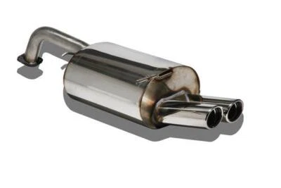 FOX Escape Deportivo De Acero Inoxidable Daewoo Lacetti Hatchback KLAN 2x88x74mm - Imagen 1 de 2