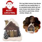 LOG CABIN INCENSE CONE BURNER CONES LOVELY CHRISTMAS GIFT 2024 HOT T0R1