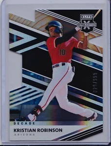 Kristian Robinson 2020 Panini Elite Extra Edition Decade Die-Cut #'d /999 - Picture 1 of 2