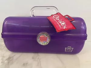 Caboodles A Case Of Identity Purple Makeup Box New NWT  - Picture 1 of 6