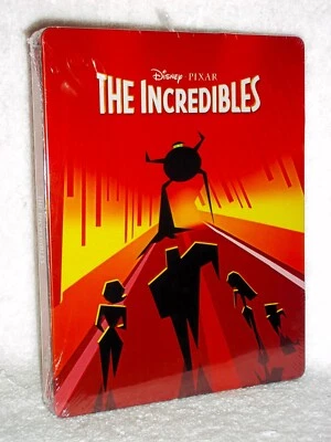 The Incredibles (4K/Blu-ray, 2021, STEELBOOK, 3-Disc) animated superhero DISNEY - Image 1 of 4