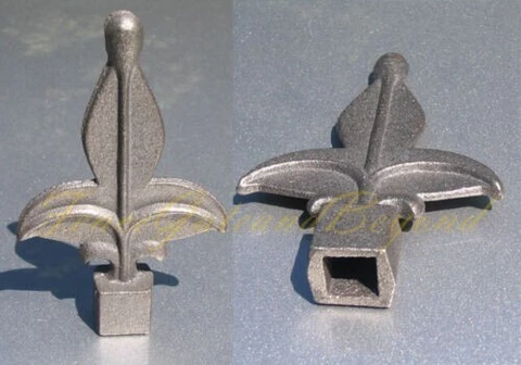 60 Cast Iron Antique Style Rustic Fleur De Lis Finial Garden Statue Home Decor Cover