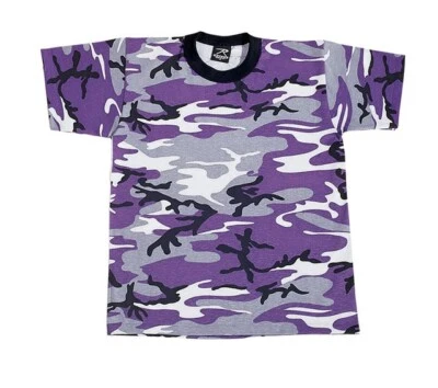 Rothco Kids Camo T-Shirts - Ultra Violet - Image 1 of 4