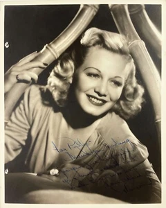 GLORIA DICKSON Autogramm SIGNIERT 8x10 VINTAGE FOTO 1940er Jahre extrem SELTEN - Bild 1 von 5