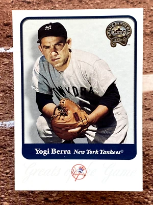 Fleer Greats of the Game Yogi Berra #73 2001 Foto 1 de 2