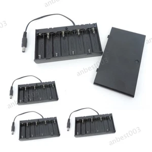 5x 12V 8 Solt DC AA AA Batterie 1,5V 8x1,5V Halter Gehäuse Box 8AA Ein/Aus Schalter - Bild 1 von 6