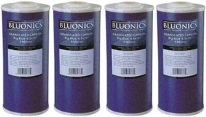 Bluonics 4 (GAC) Granular Activated Carbon Water Filters 4.5" x 10" Cardridges - Picture 1 of 2