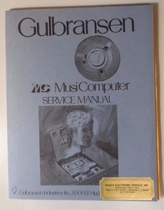 Gulbransen MusiComputer Service Manual w/Service Bulletin - Picture 1 of 10