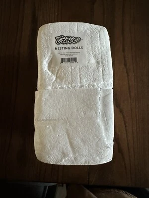 Trove I Go To Pieces Wooden Puzzle Nesting Dolls in Glass Apothecary Jar!! - Image 1 of 4