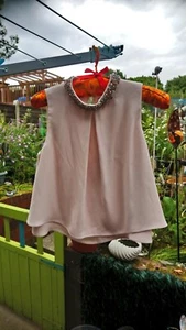 Coast Sleeveless Peachy blush floaty Top Size 10 - Picture 1 of 10