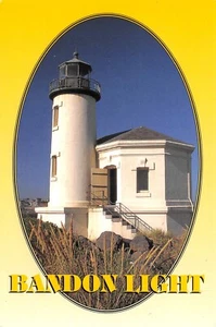 H764 BANDON, OR.     POSTKARTE, BANDON LIGHT HOUSE - Bild 1 von 2
