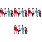  4 Count Micro Landscape Boy Doll Character Model Ornaments Office