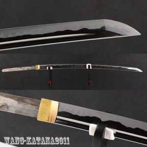 T10 High Carbon Steel Clay Tempered Bare Blade for Japanese Samurai Katana Sword - Foto 1 di 11