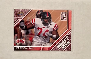 2009 Upper Deck Draft Edition Burgandy Michael Oher RC #44 The Blindside SP /75 - Picture 1 of 2