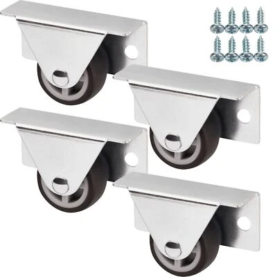 SOTECH 4er Set Bockrollen TRIER Ø 30 mm Rollen Seitenmontage inkl. Schraubenset - Bild 1 von 4