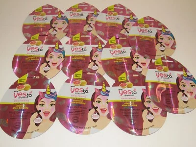 11 máscara clareadora Yes To Grapefruit vitamina C brilho unicórnio peel off - Imagem 1 de 2