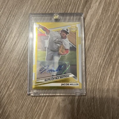 2022 Panini Elite Extra Edition [Optic Signature] #46 Jacob Miller 18/49 - Image 1 of 2