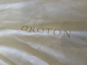 Oroton Dust Bag Extra Large Light beige New Drawstring - Picture 1 of 7