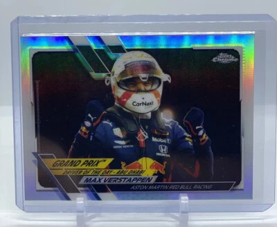 2021 Topps Chrome Formula 1 Max Verstappen Refractor #155 - Image 1 of 2