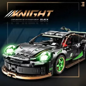 Porsche Gt3 RS - Sportwagen aus Bausteinen - Black Knight Auto - 1:10 Verhältnis - Bild 1 von 5