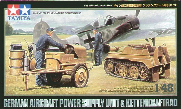 Tamiya 32533 1/48 Model Kit German SdKfz 2 Kettenkrad Aircraft Power Supply Unit - Image 1 of 1