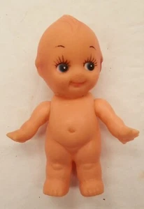 Vintage Miniatur Kewpie Puppe mit Gummikopf - unter 3" groß! - Bild 1 von 2