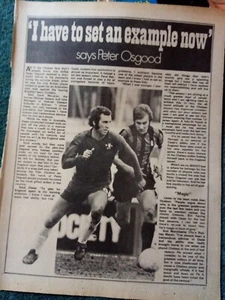Ot22 Ephemera 1973 football article Peter osgood - Picture 1 of 1